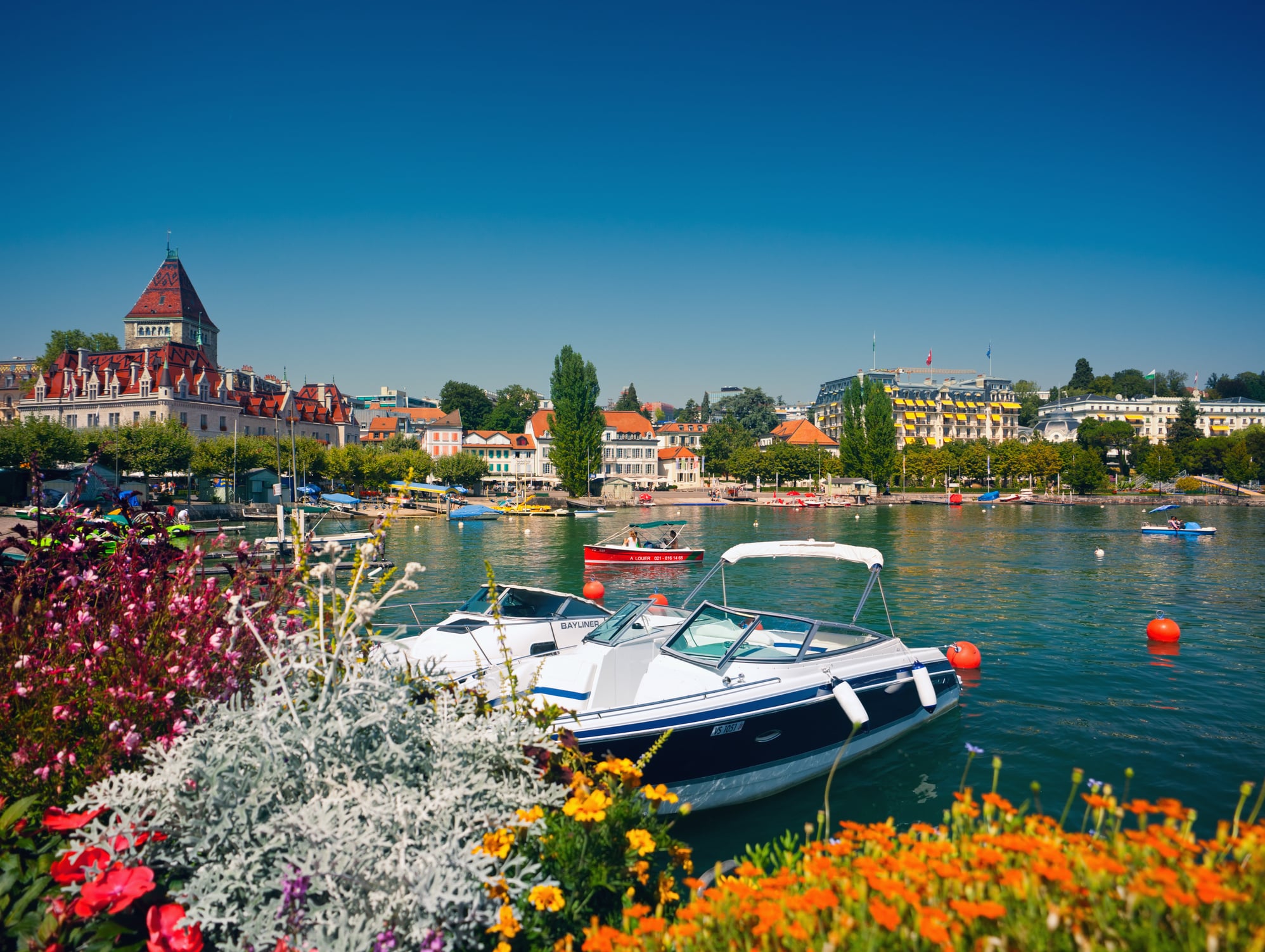 Quai d'Ouchy à Lausanne