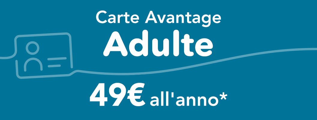 Carte avantage adulte