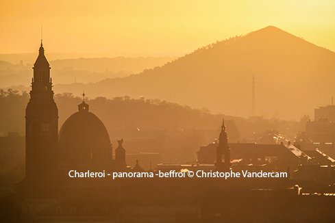 Charleroi - Panorama -Beffroi © Cristophe Vandercam
