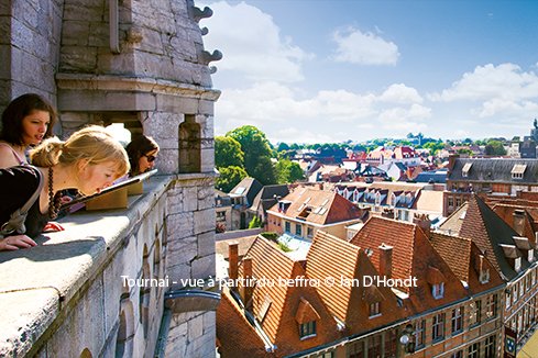 Tournai - vue à partir du beffroi © Jan D'Hondt