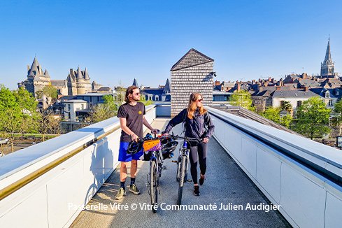Passerelle Vitré © Vitré Communauté Julien Audigier