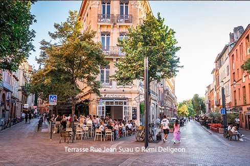 Terrasse Rue Jean Suau © Rémi Deligeon