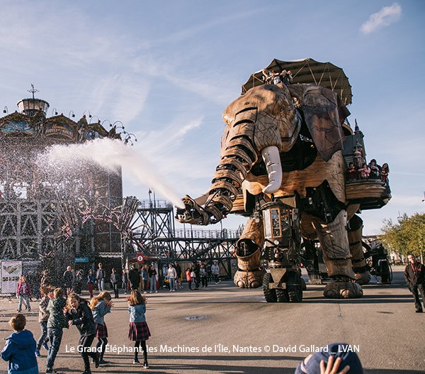 Le Grand Éléphant, les Machines de l'Île, Nantes © David Gallard _ LVAN