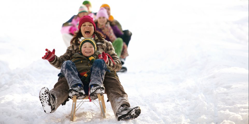 enfants luge 