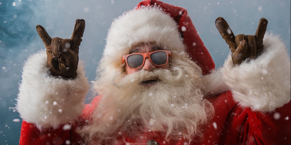 Père noël rock