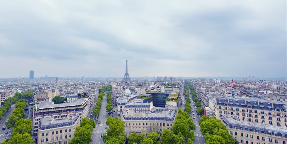 Vue depuis l'Arc de Triomphe