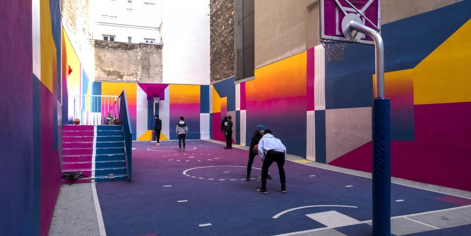 Terrain de basket