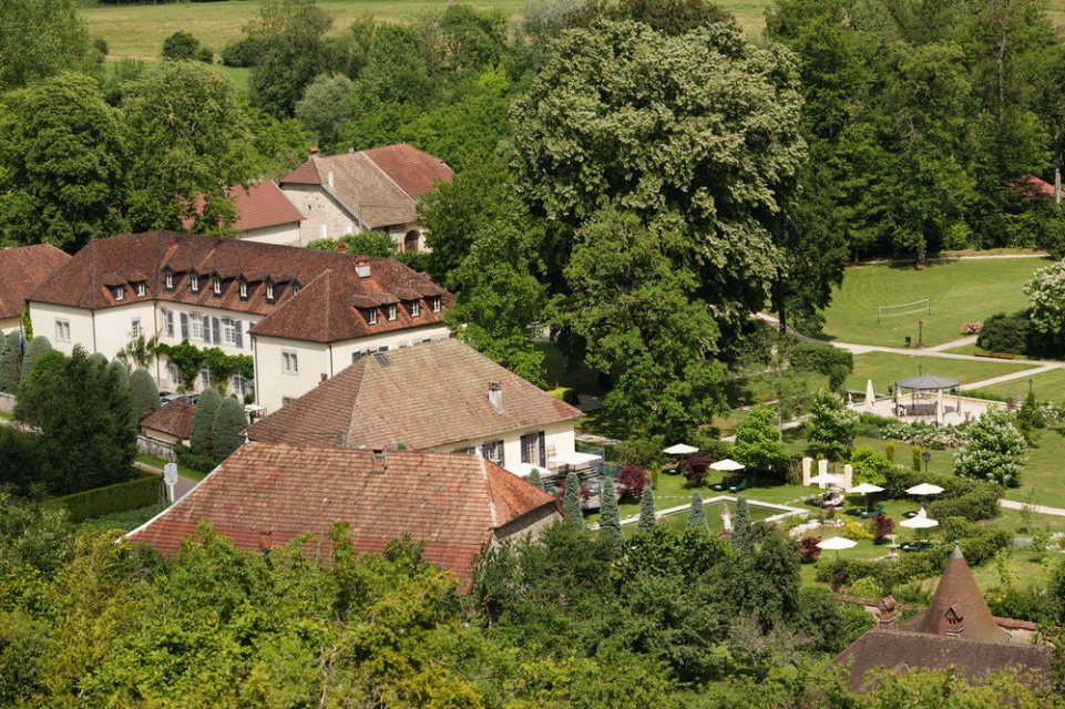 Château de Germigney vue aérienne