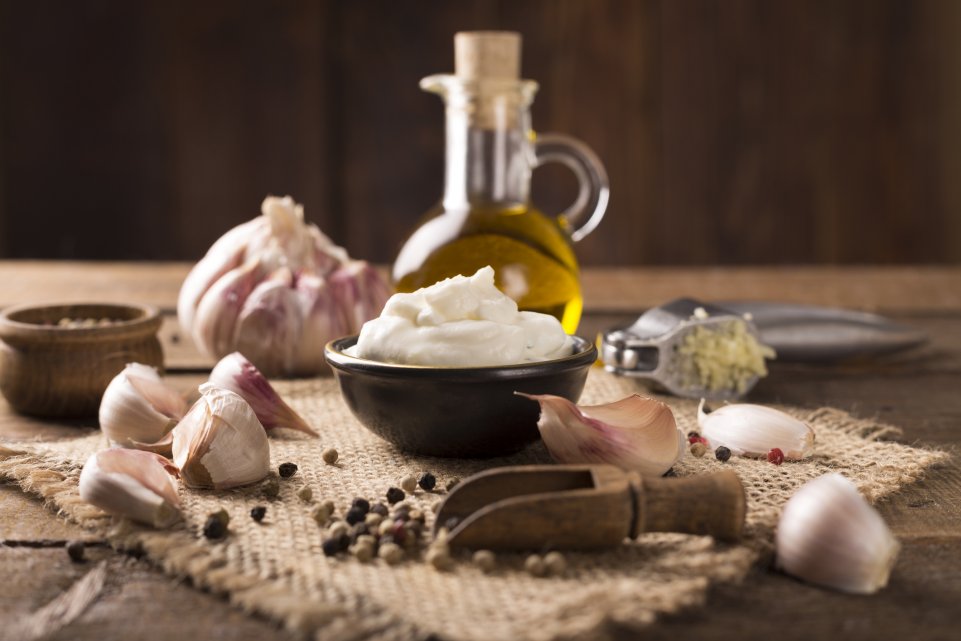 aioli et huile d'olive