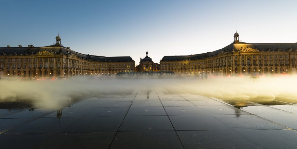 Place de la Bourse à Bordeaux
