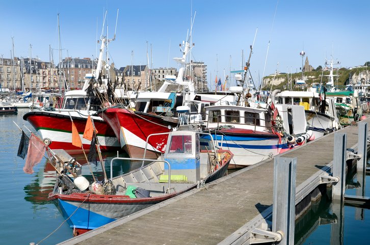 Le port de Dieppe - Normandie