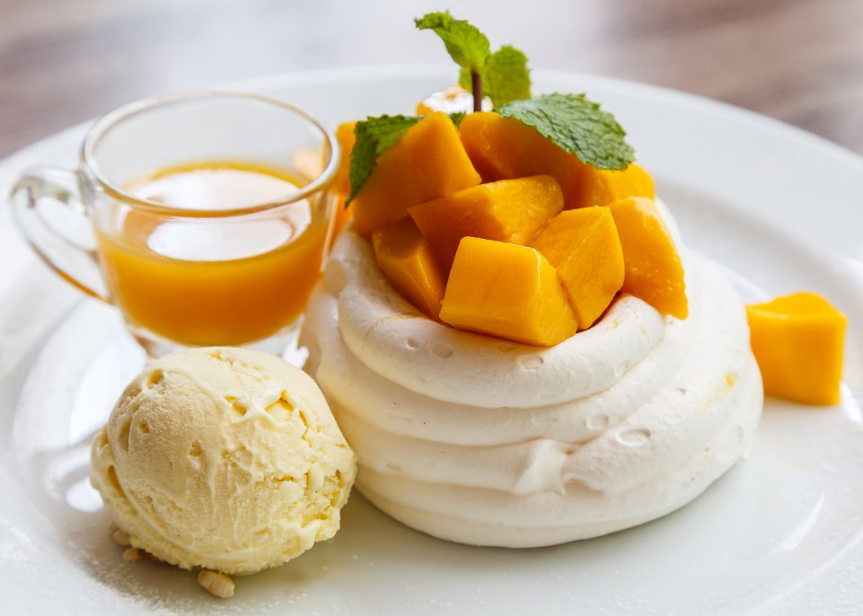 dessert mangue glace