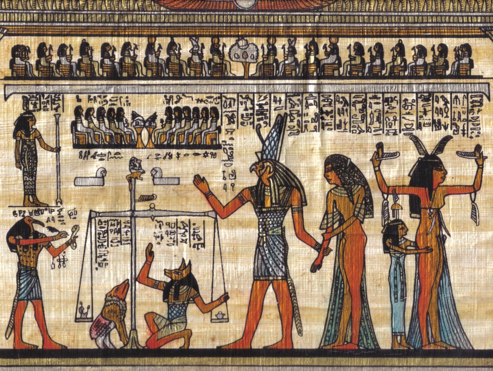 Papyrus égyptien - Musée de Tessé - Le Mans - PDL