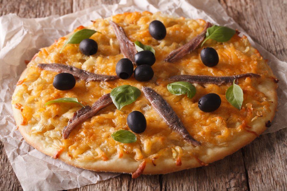 Pissaladière pizza provencale 