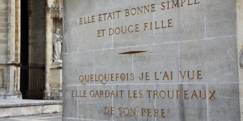 Stèle Jeanne d'Arc à Orléans