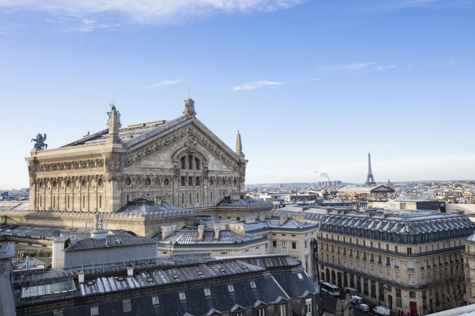 Les toits de Paris - Galeries Lafayette exterieur - Paris - idf