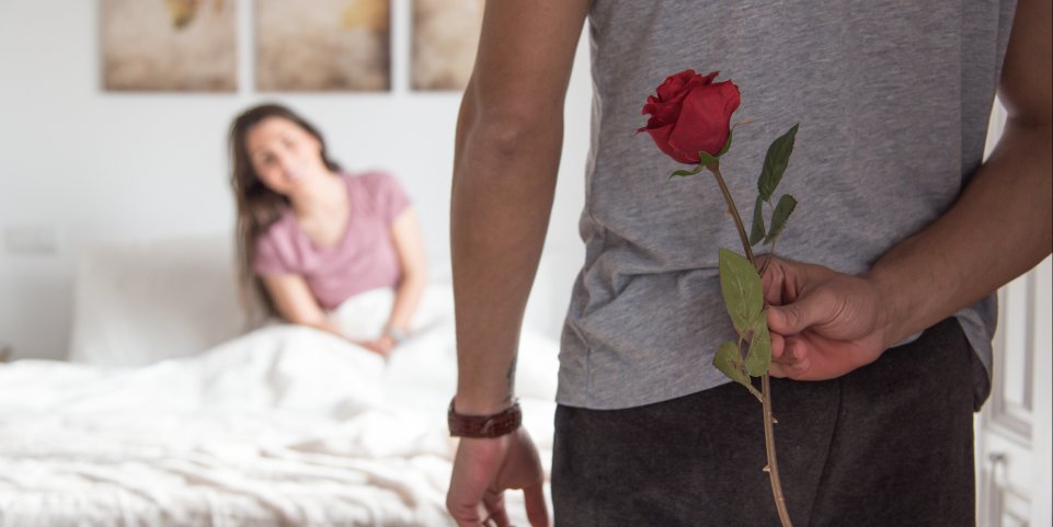 Cadeau romantique au réveil