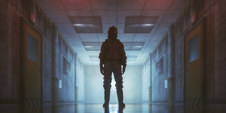 Dans les couloirs d'un hopital