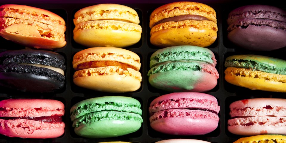 macarons couleurs 