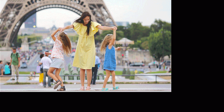 fillettes - Paris - GIF 