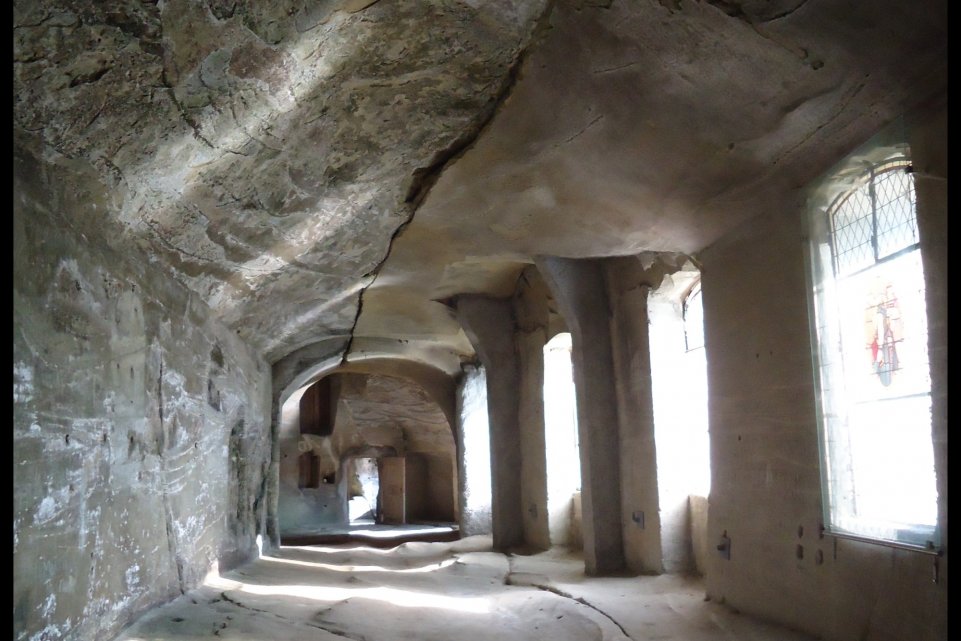 Les grottes de l'Ermitage de la Madeleine Fribourg Suisse