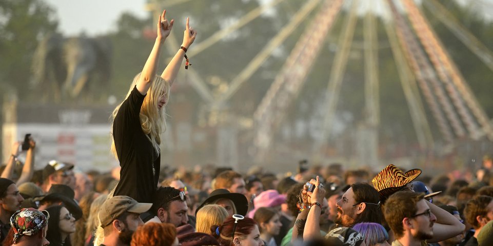 hellfest festival foule