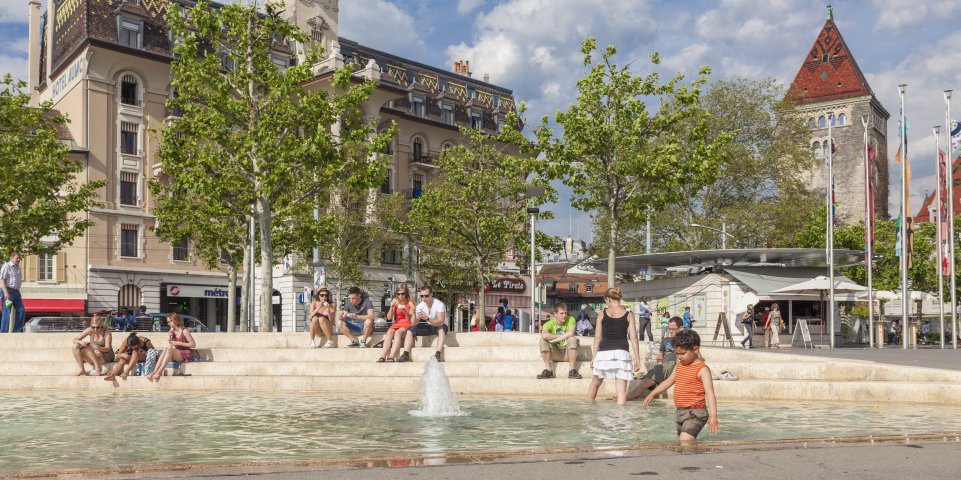 fontaine lausanne centre 