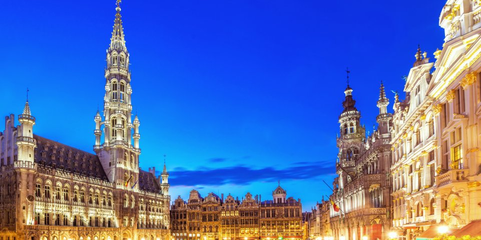 Grand-Place Bruxelles nuit ville