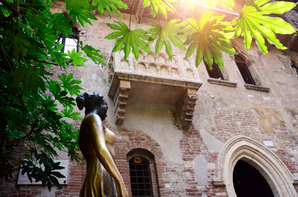 Balcon de Juliette, Vérone, Italie