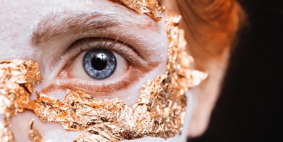 oeil maquillage théatre art