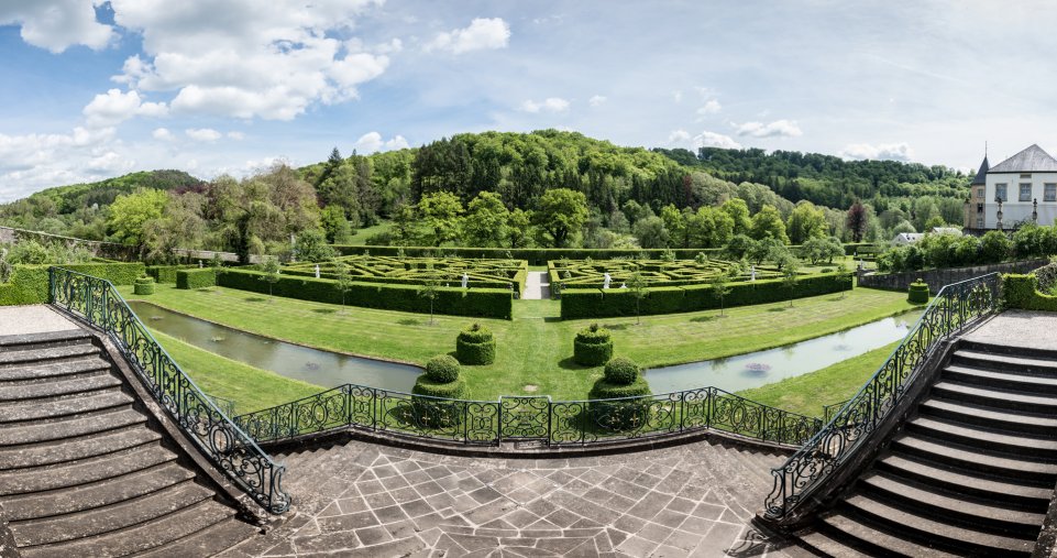 Jardins chateau asembourg