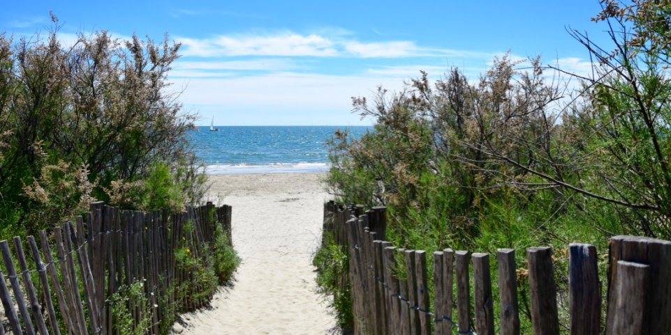 La plage de la Grande Motte