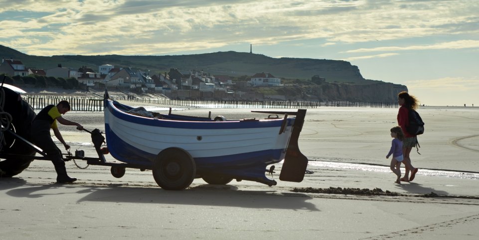 Promenade sur la plage de Sangatte Calais