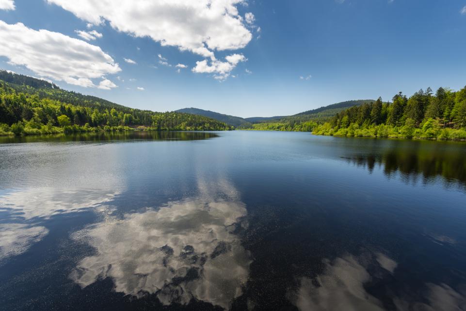 Lac Schwarzenbach dans la Forêt-Noire en Allemagne du sud