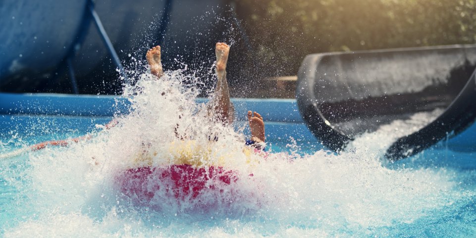 bouée parc aquatique Lloret de Mar Espagne