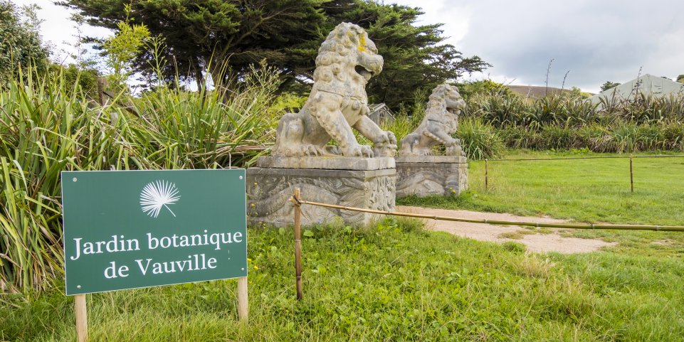 Jardin botanique chateau de vauville normandie
