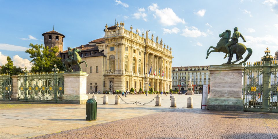 Piazza Castello, résidences du Palais Royal ducs de Savoie