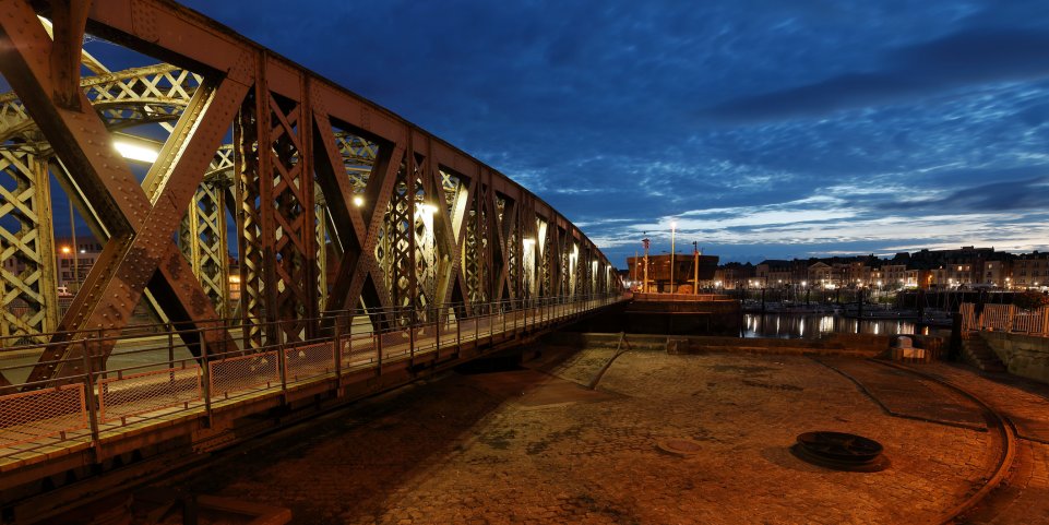 Le Pont Colbert à Dieppe
