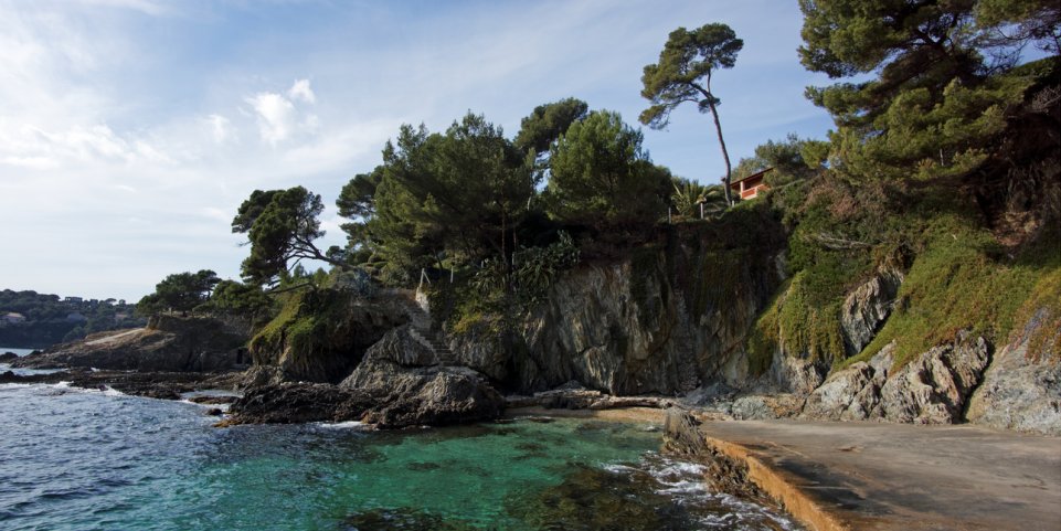 Presqu'île de Giens Hyères plage Côte d'Azur