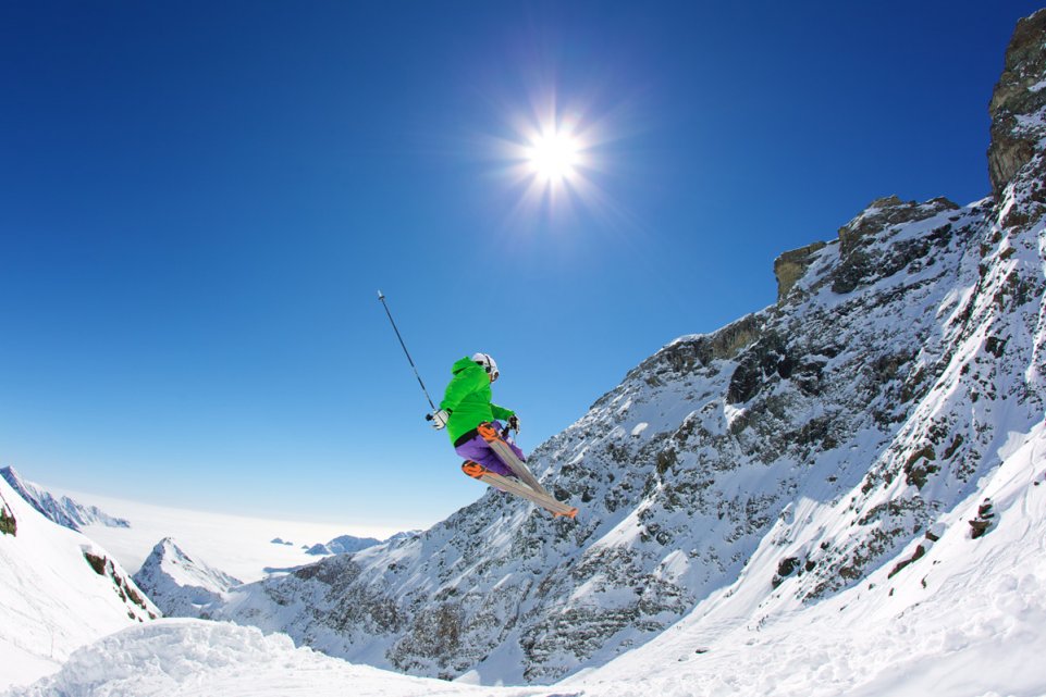 Ski à Alagna, Italie