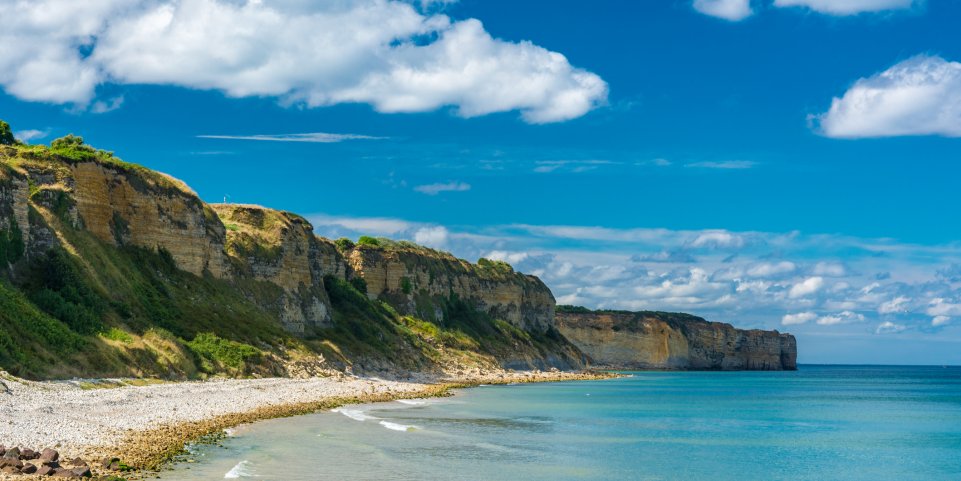 Omaha Beach en Normandie