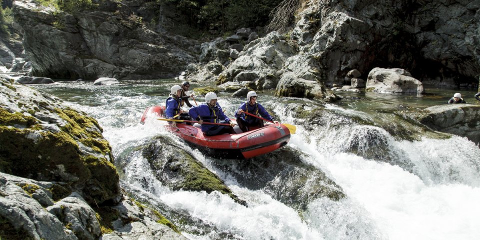 Rafting au Val Sesia, Piémont, Italie