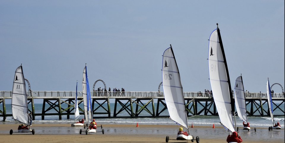 Chars à voile à Saint-Jean-de-Monts