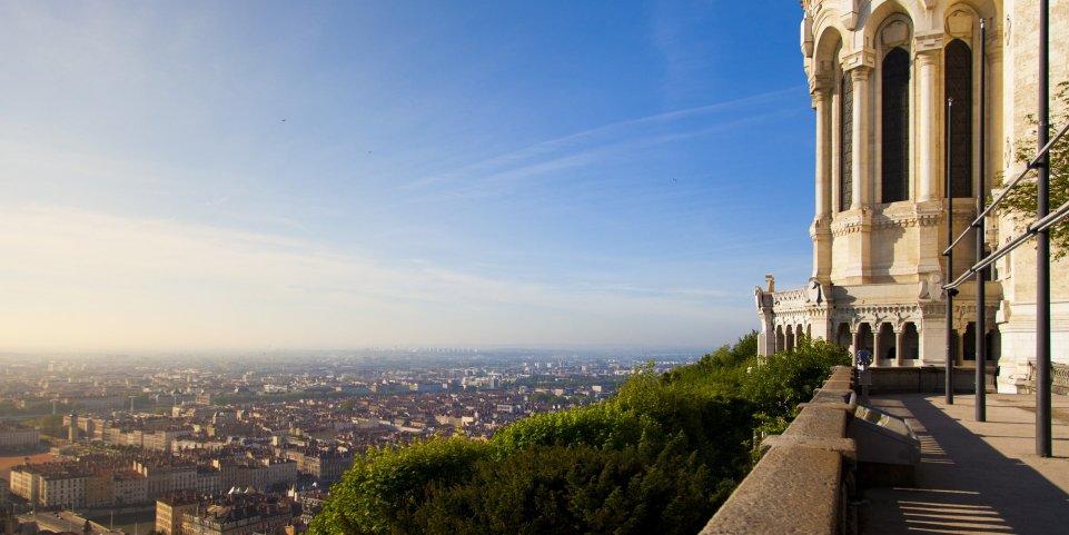 Basilique de Fourvière Lyon panorama