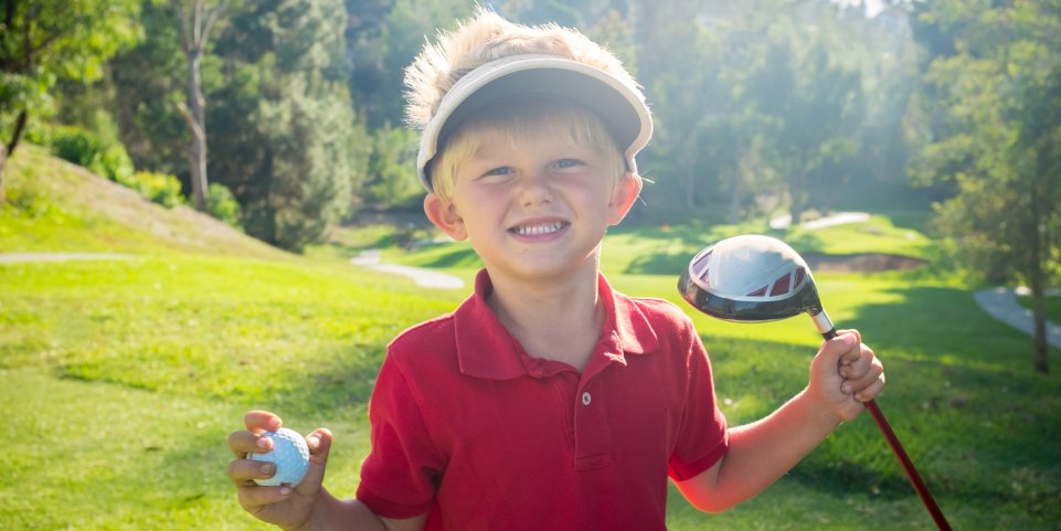 baby golfer