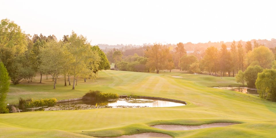 Terrain de golf soleil