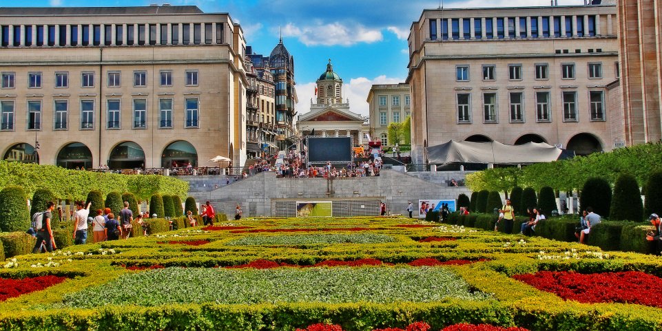 Jardin mont des arts