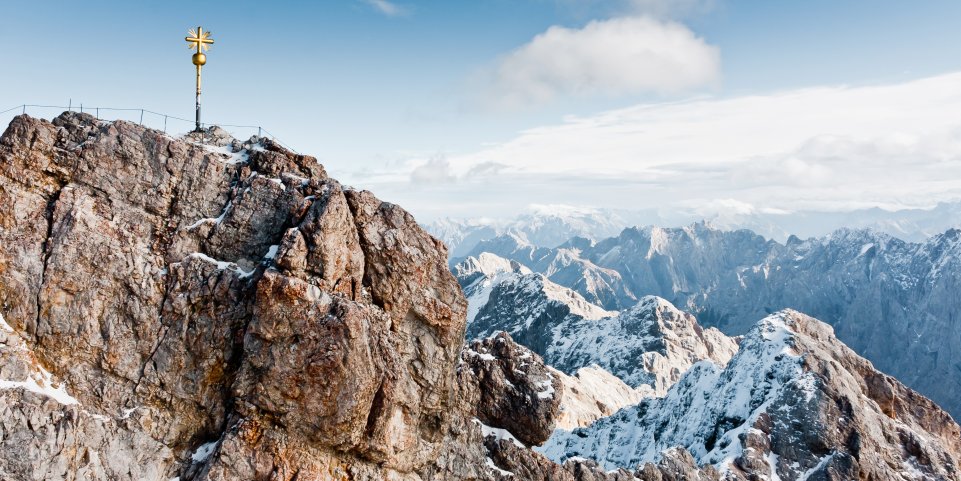 Le sommet Zugspitze