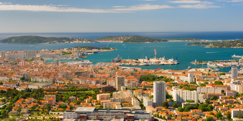 Une vue sur Toulon