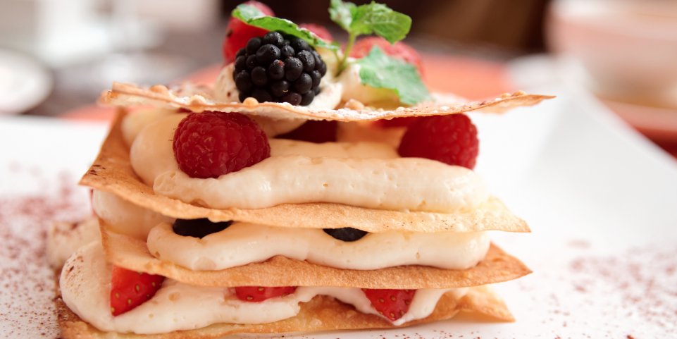 Mille-feuilles pâtisserie dessert